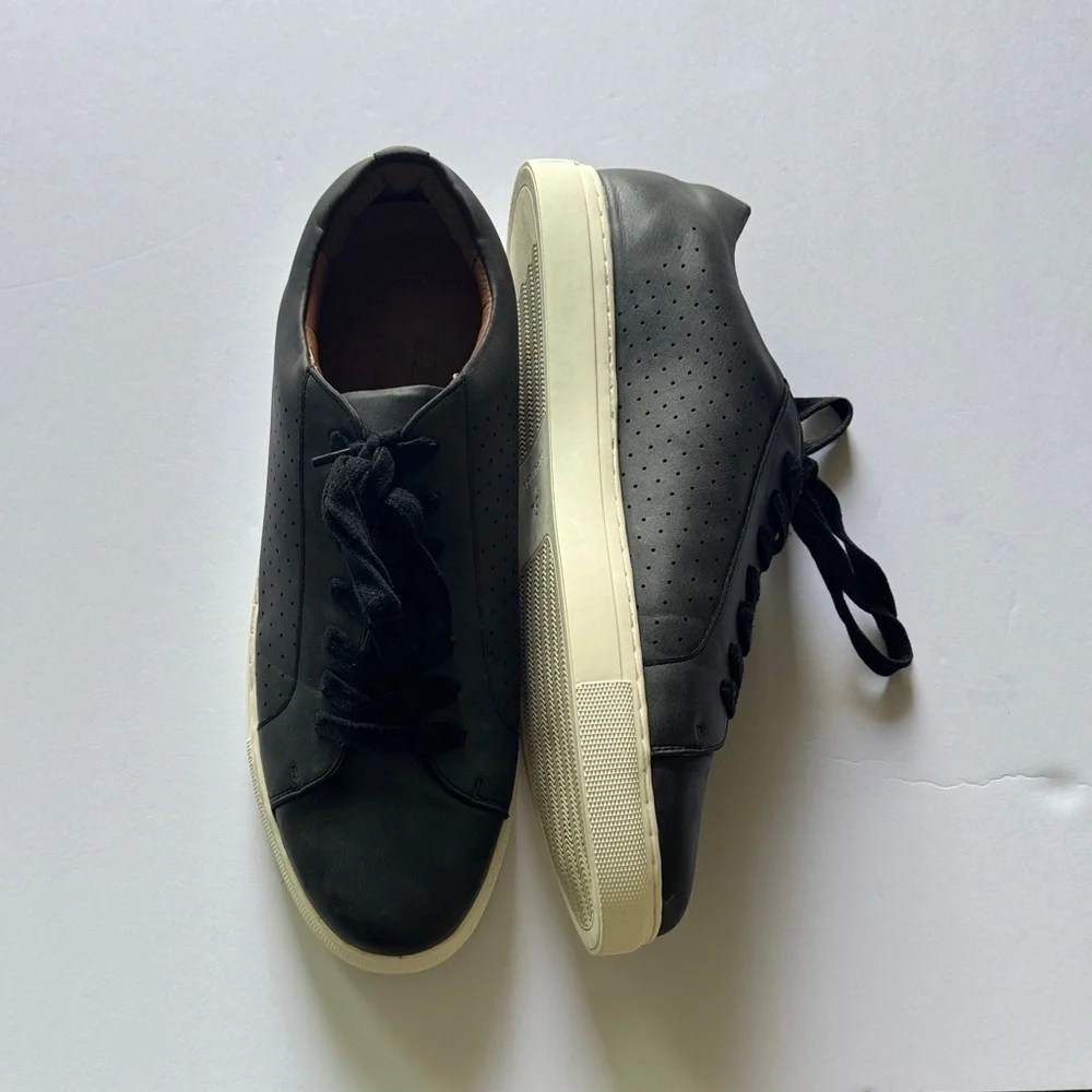 Supply Lab Men’s Damian Black Leather Sneakers